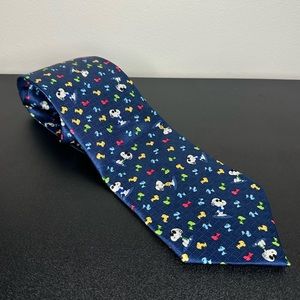 Vintage Peanuts Gang Snoopy Colorful Tie 💙